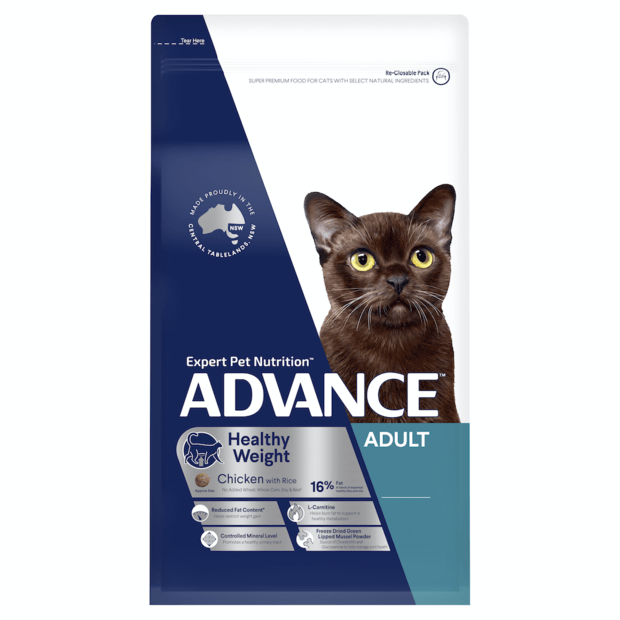 Advance Healthy Weight Adult Dry Cat Food Chicken With Rice Discount